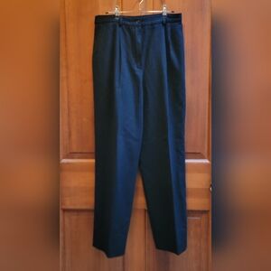 Women's Pendleton Wool Black Pants Size 12 Quality & Style